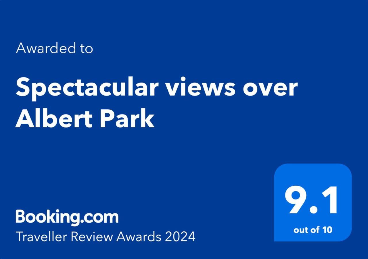 Spectacular Views Over Albert Park Melbourne Exterior photo